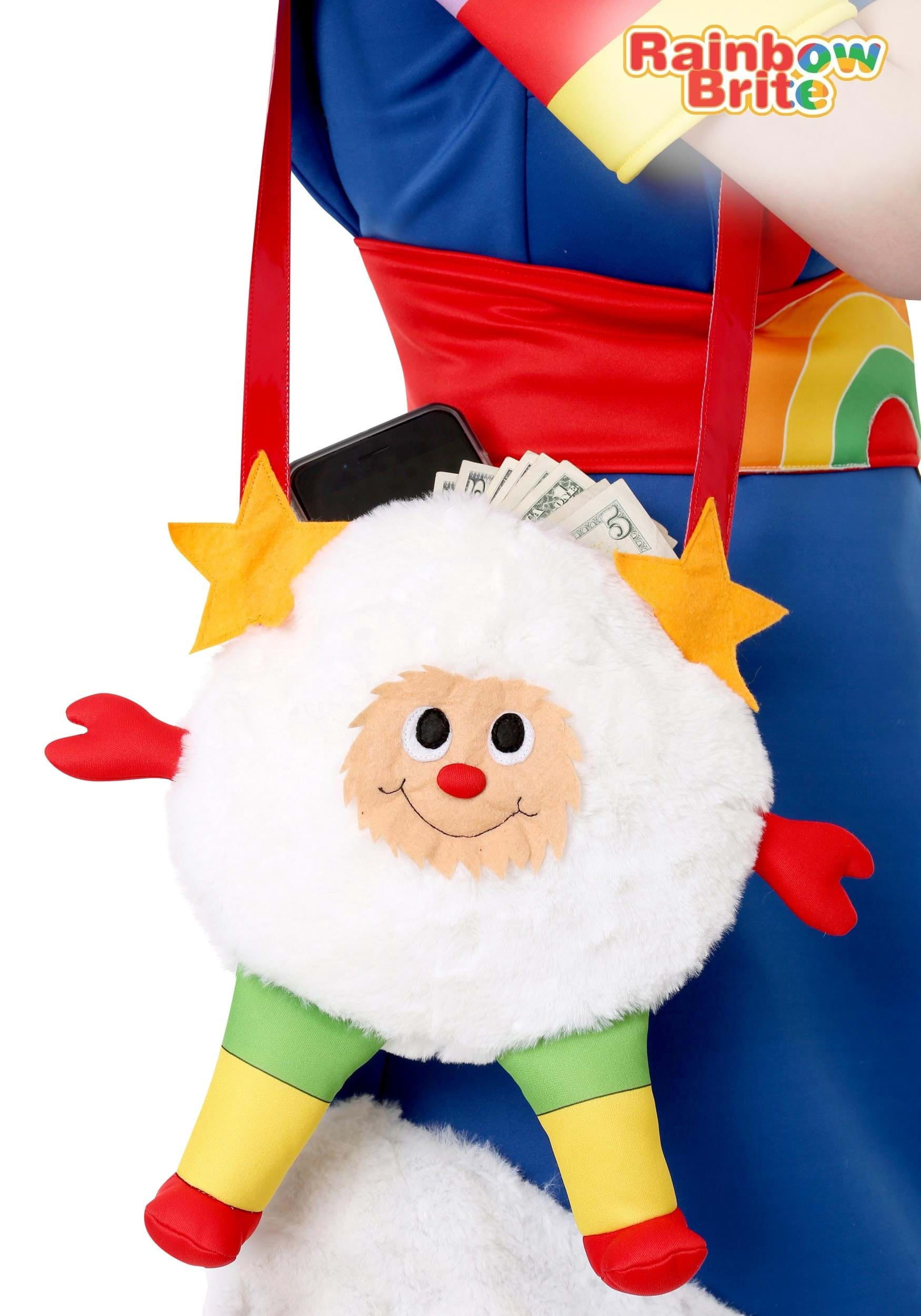FUN Costumes Adult Polyester Rainbow Brite Spirit Purse, White