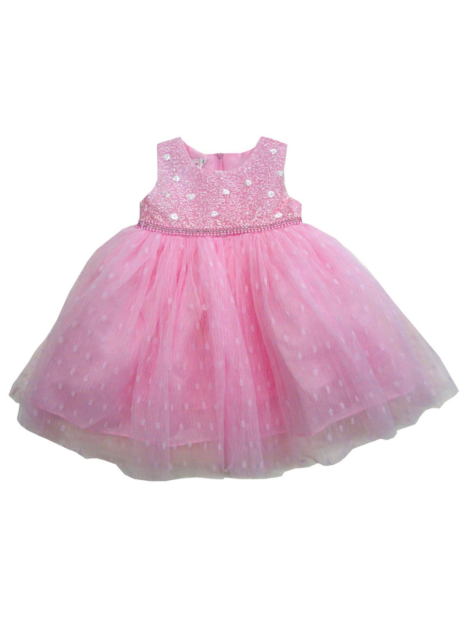 girls pink sparkly dress