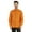 Orange, variant on Bestman Solid Button-Down Shirt For Mens Chinese Collar Front Placket Formal Shirts