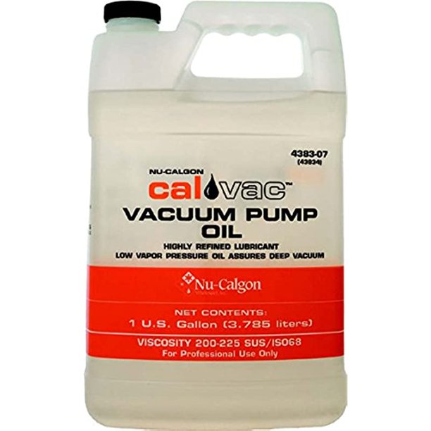 NuCalgon 438307 Vacuum Pump Oil, 1 gal Bottle
