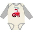 thumbnail image 3 of Inktastic Fun Red Tractor Boys or Girls Long Sleeve Baby Bodysuit, 3 of 5
