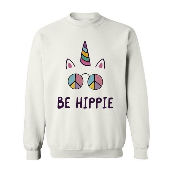Be Hippie. Sweatshirt Women -Image by Shutterstock, Female 5X-Large