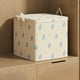 thumbnail image 1 of mfyjkho Bolsa de mudanza para helados, gran capacidad para ropa, ropa de cama y mudanzas, doble cremallera, plegable, 50 x 50 x 50 cm, tela no tejida, paquete de 1, 1 of 8