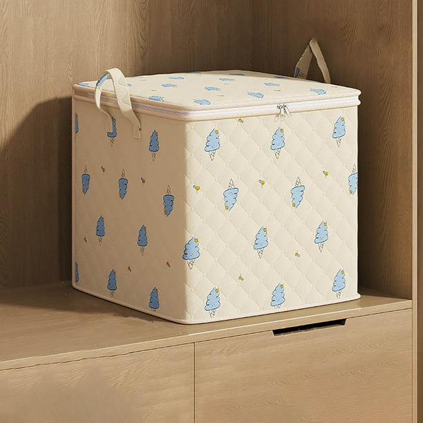 mfyjkho Bolsa de mudanza para helados, gran capacidad para ropa, ropa de cama y mudanzas, doble cremallera, plegable, 50 x 50 x 50 cm, tela no tejida, paquete de 1