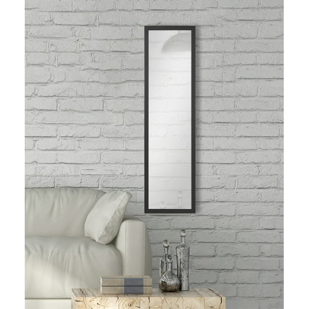 Mainstays 13x49 Rectangular Full-Length Black Mirror