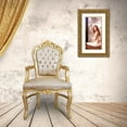 thumbnail image 3 of Campos, Edson 14x24 Gold Ornate Wood Framed with Double Matting Museum Art Print Titled - Paradise, 3 of 4