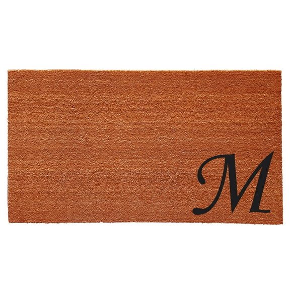Urban Chic Monogram Doormat (Letter M)