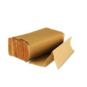 Boardwalk 6202 Multifold Paper Towels-Natural Brown- 250 Towels/Pack- 16 Packs/Carton