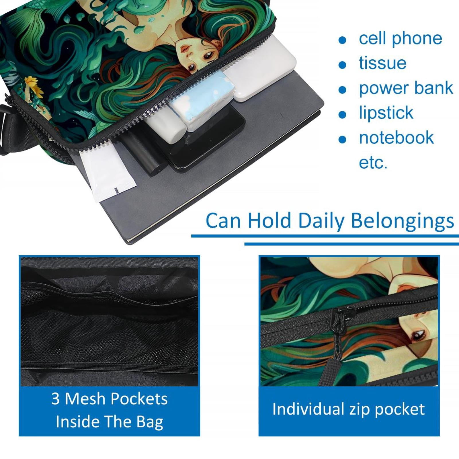 Mermaids Waist Pack Running Belt Fanny Packs Lightweight Adjustable with Extension Strap Unisex