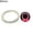Red, variant on Walbest 1PC 4 72" Projector Universal RGB LED Fog Light White COB Angel Eye Rings DRL Driving Bulbs (Yellow)
