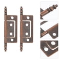 thumbnail image 3 of Miangastore Furniture Hinges Dark Red 6 Sets 3.3X0.8X0.2In, 3 of 8