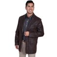 thumbnail image 4 of Scully 401-63-M Mens Leather Wear Western Blazer, Brown, Medium, 4 of 4