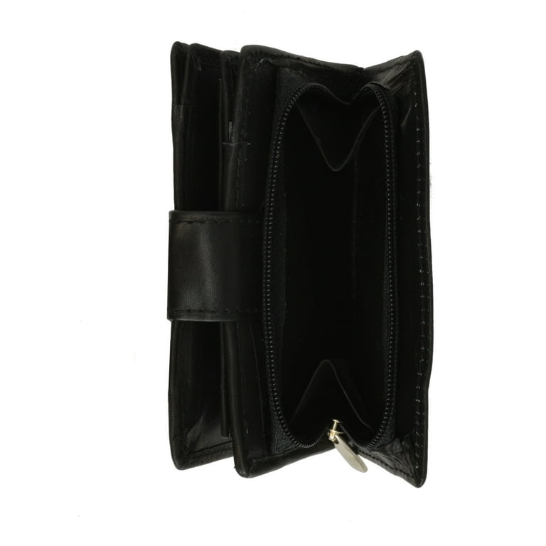 Heiress Ladies Cadex Leather ID Card Holder Wallet with Snap