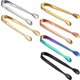 thumbnail image 3 of Pinzas para azúcar, pinzas para dulces 6 piezas Pinzas para hielo de acero inoxidable multicolor para regalos de fiesta, boda, barra de ensaladas y cocina, 3 of 5