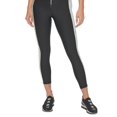 thumbnail image 3 of DKNY Women's Colorblocked Zip Front 7/8 Leggings Black Size Small, 3 of 4