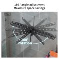 thumbnail image 2 of Laundry Drying Rack Wall Mounted Clothes Drying Rack Clothes Hanger White, 2 of 7