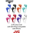 thumbnail image 6 of JVC Gumy in Ear Earbud Headphones with Paper Package, Powerful Sound, Comfortable and Secure Fit, Silicone Ear Pieces S/M/L - HAFX7RN (Red), 6 of 6