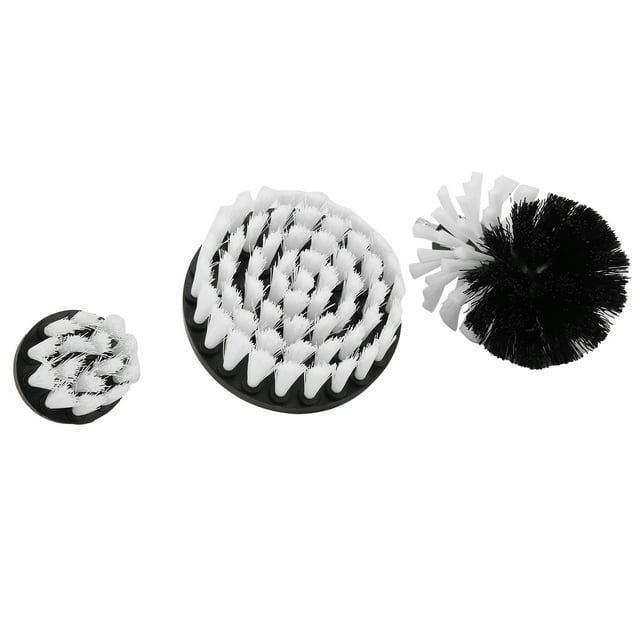 Drill Brush Set, Cleaning Brush Soft Bristles Small Size Easy To Carry For Tile For Bathtub For Toilet