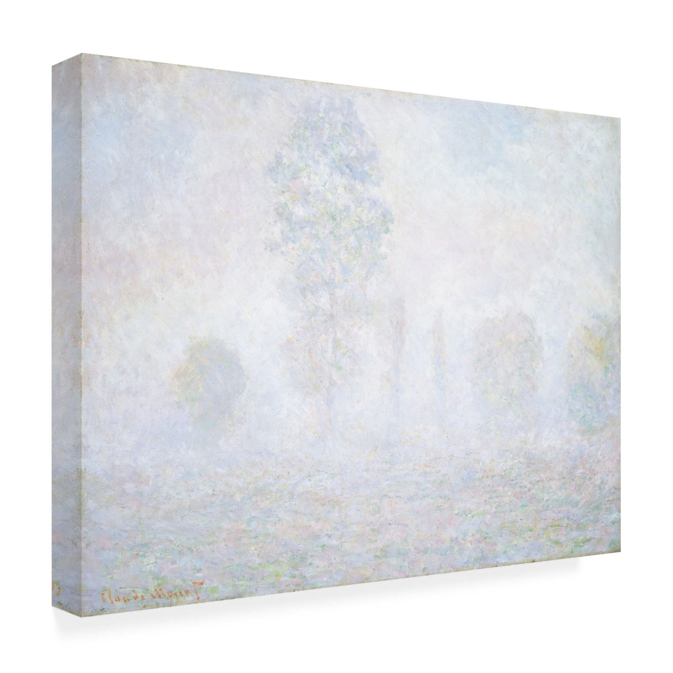 Claude Monet 'Morning Haze, 1888' Canvas Art - 24 x 18 Inches