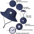thumbnail image 2 of Gorro solar para niños pequeños, 55 cubos, 6 a 24 meses, protección UV UPF 50+, 2 of 6