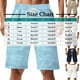 thumbnail image 3 of pstuiky Pantalones cortos para hombre, Pantalones cortos de punto con cintura elástica, versátiles, de color liso y para tiempo libre para hombre Pantalones cortos de golf, 3 of 9