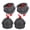 Black, variant on YAHHU 4pcs Cue Chalk Holder Pocket Rubber Billiard Pool Chalk Holders with Cord Accessory Black Replacement Set for Snooker and Billiard Cues, Portable Size 3.94 inches / 10 cm
