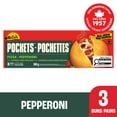 thumbnail image 1 of McCain® Pizza Pockets® Pepperoni, 3 pack, Frozen Pizza Snacks, Made in Canada from Domestic and Imported Ingredients, 3 x 100g, 1 of 8