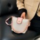 thumbnail image 3 of Bolso pequeño con cadena texturizada para mujer, estilo retro, para ir al trabajo, versión coreana, versátil, para invierno 2025, 3 of 5