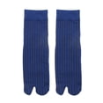 thumbnail image 3 of TISHITA Elastic Cotton Tabi Socks 2 Toe Socks Flip-Flops Socks Unisex Blue, 3 of 8