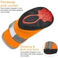 thumbnail image 3 of Waterproof Small Dog Shoes 4 Pack, Reflective Non-slip Paw Protector Dog Boots Warm Puppy Shoes Small Medium Dogs Orange 5 #, 3 of 5