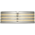 thumbnail image 3 of Titanium/14K Titanium Polished With 14K Yellow Inlay 8mm Flat Band (Size 13) Made In China tb227-13, 3 of 5