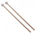 thumbnail image 3 of 2 mazos de madera para marimba con mango de madera, multiusos, 15,55'' blanco, 3 of 9