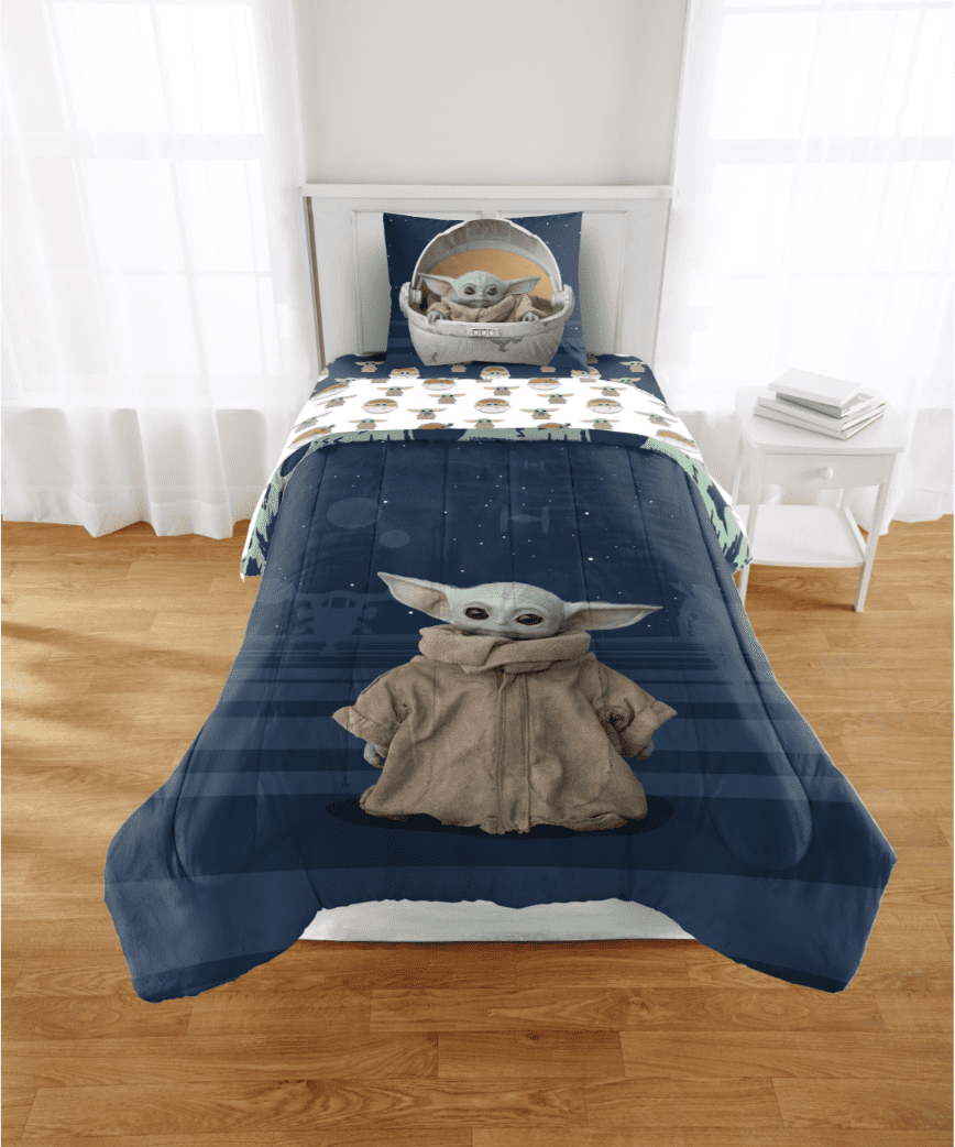 Star Wars The Mandalorian 'The Child' Baby Yoda 2 Piece Twin/Full Comforter 