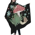 thumbnail image 6 of ZICANCN Hair Cutting Cape for Adults-Cartoon Frog Cottagecore Mushroom Cape Salon Barber Cape for Hair Stylist Shampoo Capes Waterproof , 55x66 Inch, 6 of 7