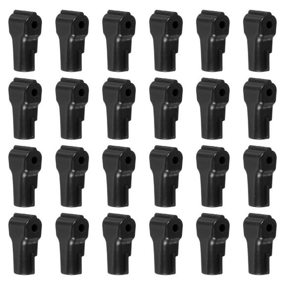 Uxcell Stop Peg Lock, Pegboard Hooks Anti Theft Lock for Mobile Accessories Shop Black 5 mm