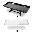 thumbnail image 4 of tredstone Screen Top Shelf Remote Controller Router Foldable Storage Box TV Top ABS Plastic Organizer, White, 4 of 7