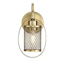 Savoy House Meridian 1 Light Wall Sconce - Natural Brass - M90015NB