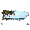 thumbnail image 1 of Puerto Rico Ocean Beach - 3" Vinyl Sticker - For Car Laptop I-Pad Phone Helmet Hard Hat - Waterproof Decal, 1 of 1