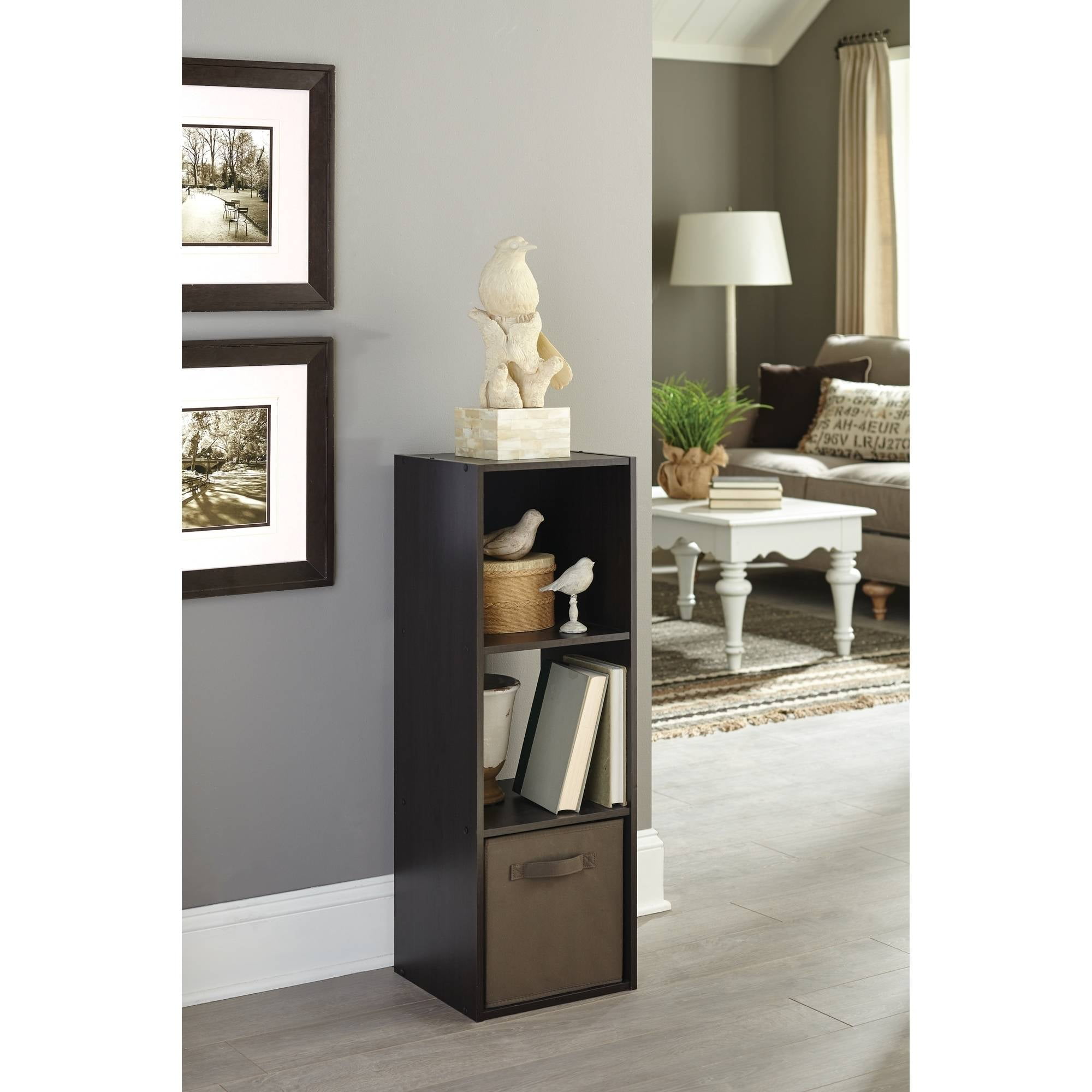 ClosetMaid 3-Cube Organizer, Espresso