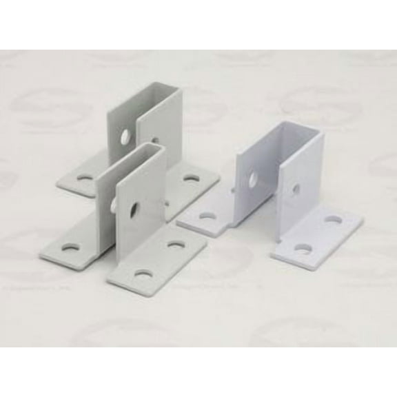 Sign Panel U Bracket-White, Item Option: Size=1/4"