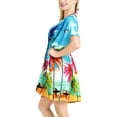thumbnail image 4 of HAPPY BAY Women's Bathing Suit Swimwear Cover Ups Oversized Dress XL-XXL Blue_AC609, 4 of 5