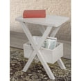 thumbnail image 2 of Telephone Stand with Storage, White, 2 of 2