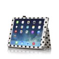thumbnail image 6 of iPad Mini Case (Polka Dot White) - Slim Fit Synthetic Leather Folio Case Stand with Smart Cover Auto Sleep & Wake Feature and Stylus Holder for Apple iPad Mini 3 & iPad Mini 2, 6 of 7
