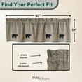 thumbnail image 3 of Park Designs Signal Mountain Bear Valance 60", 3 of 6