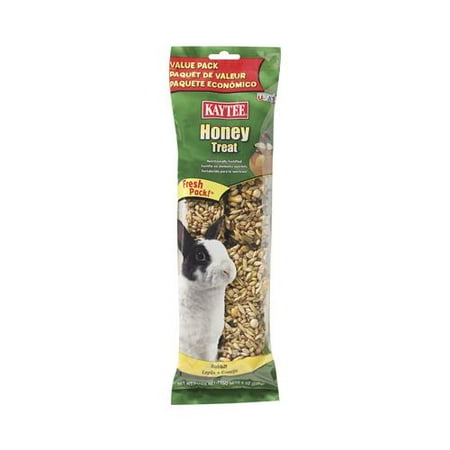 Kaytee Pet 100032930 Rabbit Treats, Honey Stick, 8-oz.