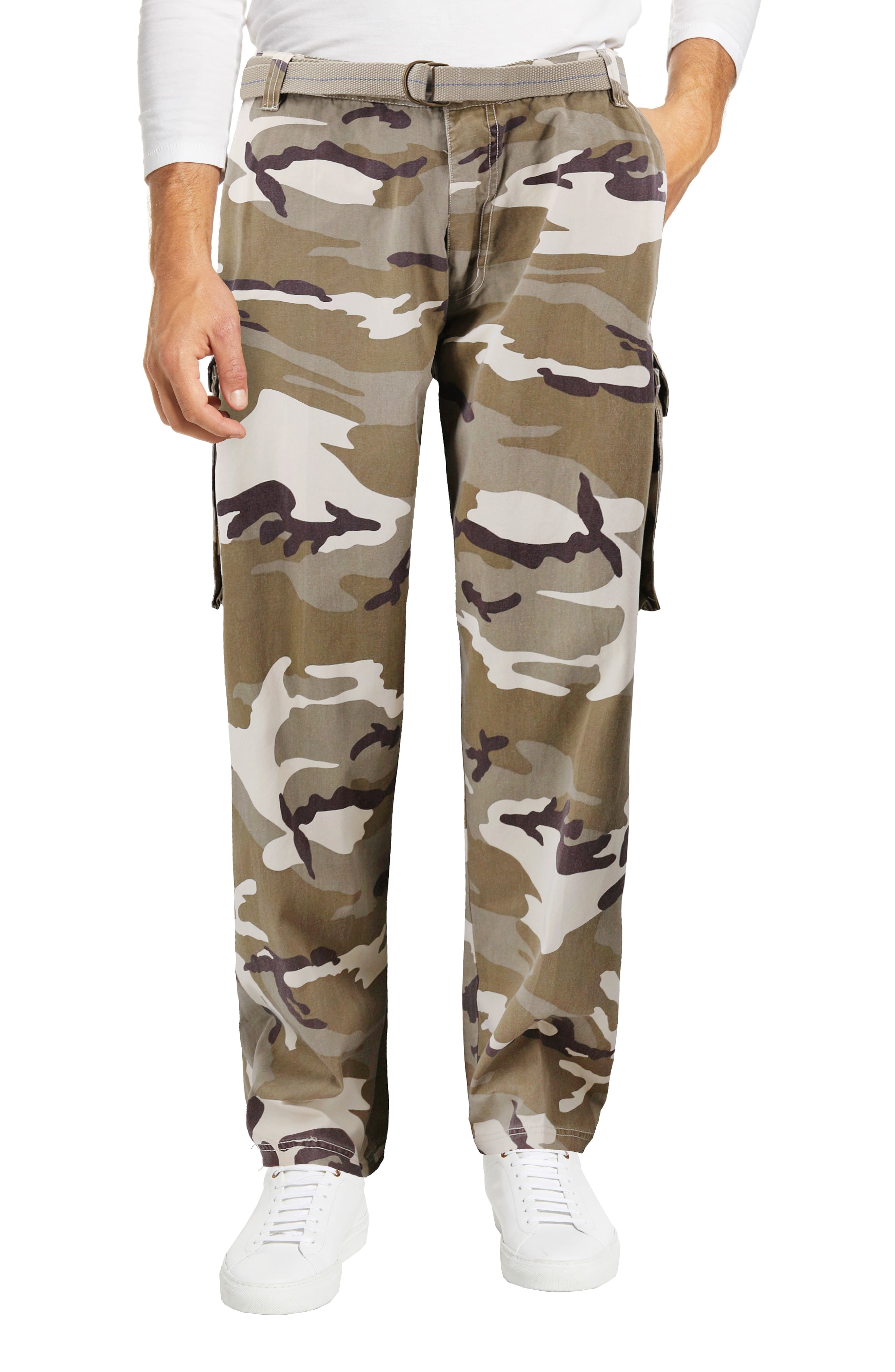 Men's Military Army Camo Cargo Combat Baggy Pant Tactical Pocket Hiking Trousers 