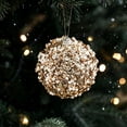 thumbnail image 5 of LKXOTTK Sequin Pearl Christmas Ball Ornaments 80mm, Hand Crafted Sparkling Baubles for Tree Holiday Party Home Decor, 5 of 5