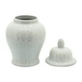 thumbnail image 2 of Sagebrook Home 10" Temple Jar, Ivory, 2 of 2