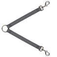 thumbnail image 1 of Buckle-Down Leash Splitter - Herringbone Jagged Black White - 1" Wide - 30" Length, 1 of 1