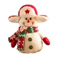 thumbnail image 2 of Decoraciones navideñas, adornos navideños, regalos navideños, bolsas de dulces navideños, bolsas de regalo de Nochebuena, bolsas con cordón, bolsas de peluche de Papá Noel, bolsas con cordón, paquete, 2 of 6